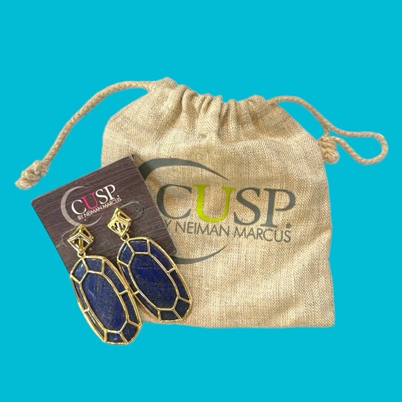Neiman Marcus Jewelry - 💗NWT‎ NEIMAN MARCUS Cusp NAVY EARINGS W/ DUST BAG